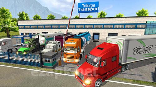 Offroad truck driving simulator