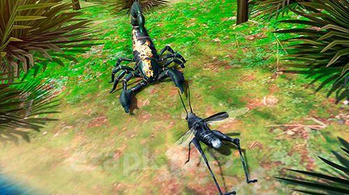 Grasshopper insect simulator