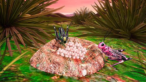 Grasshopper insect simulator