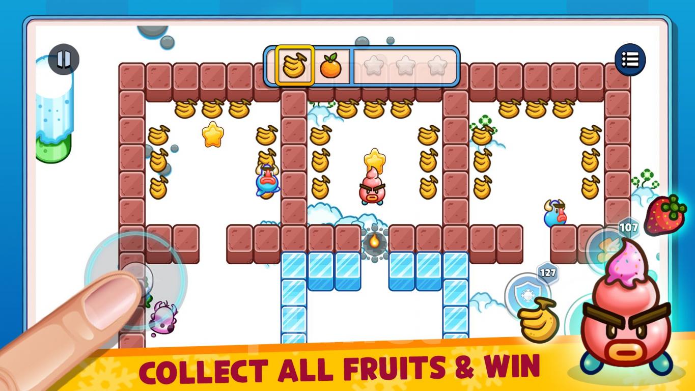 Fruit Ice Cream 2 - Ice cream war Maze Game
