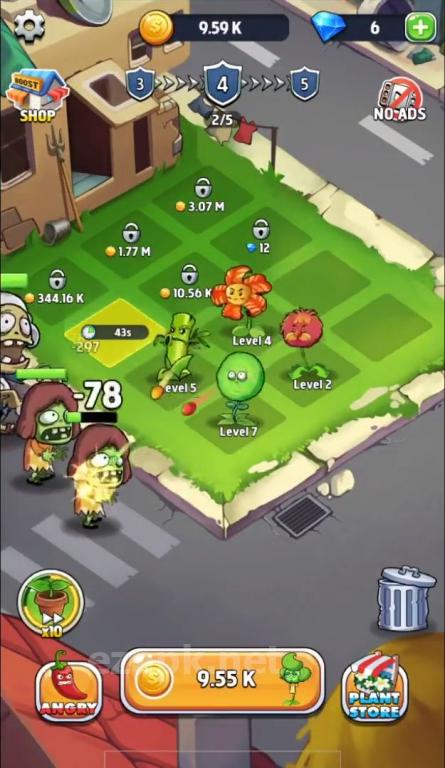 Merge Plants: Zombie Defense