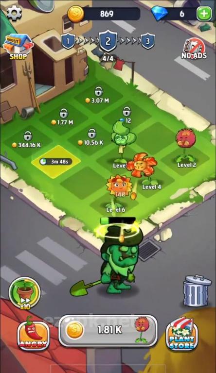 Merge Plants: Zombie Defense
