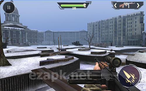World war 2: Battleground survival winter shooter 2