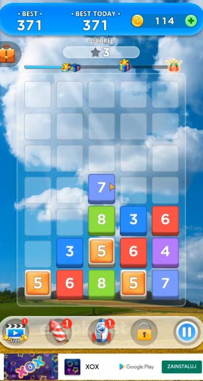 Merge Number Puzzle