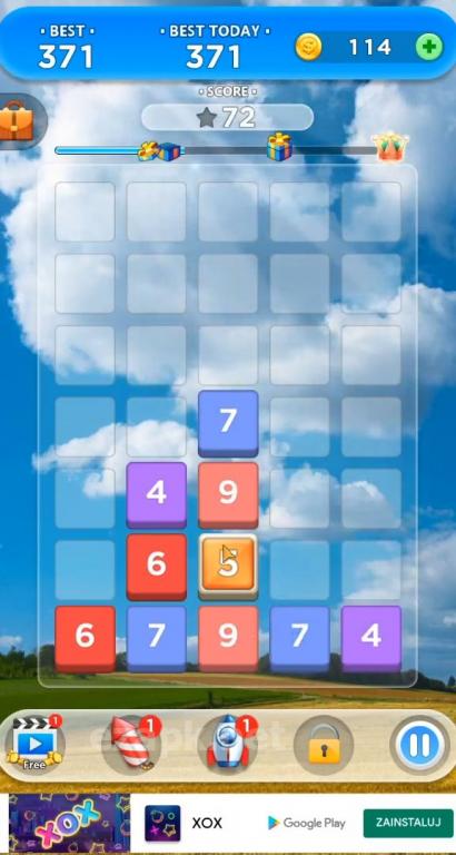 Merge Number Puzzle