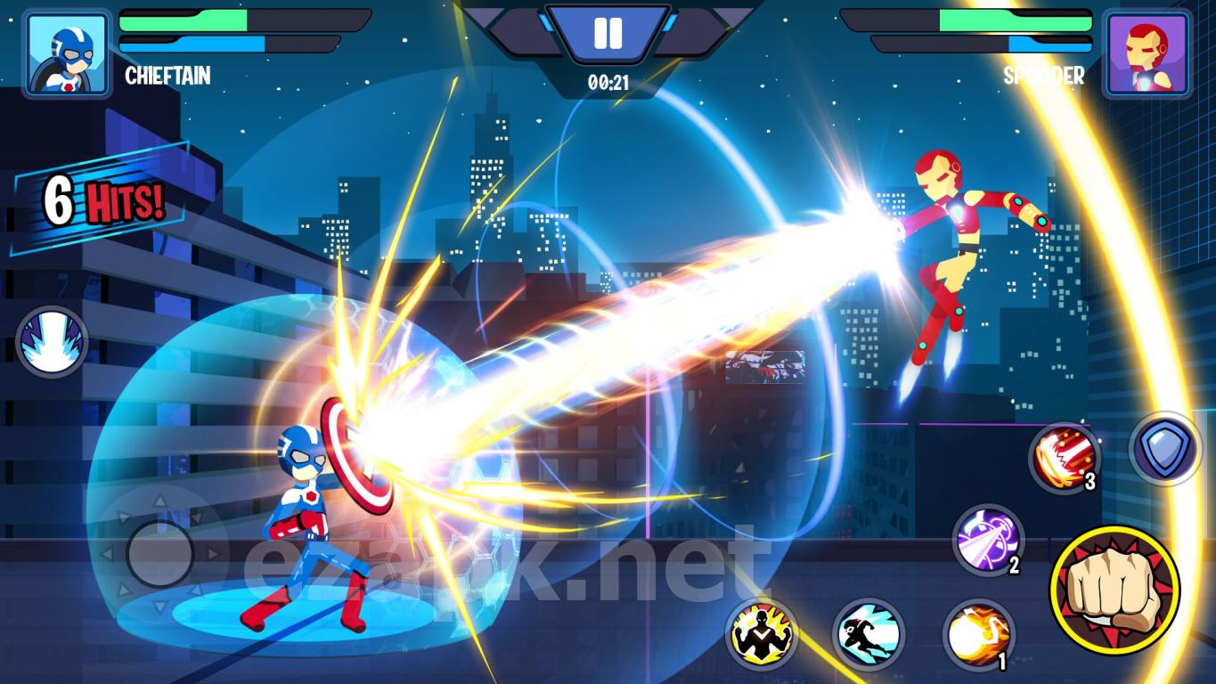 Stickman Superhero - Super Stick Heroes Fight