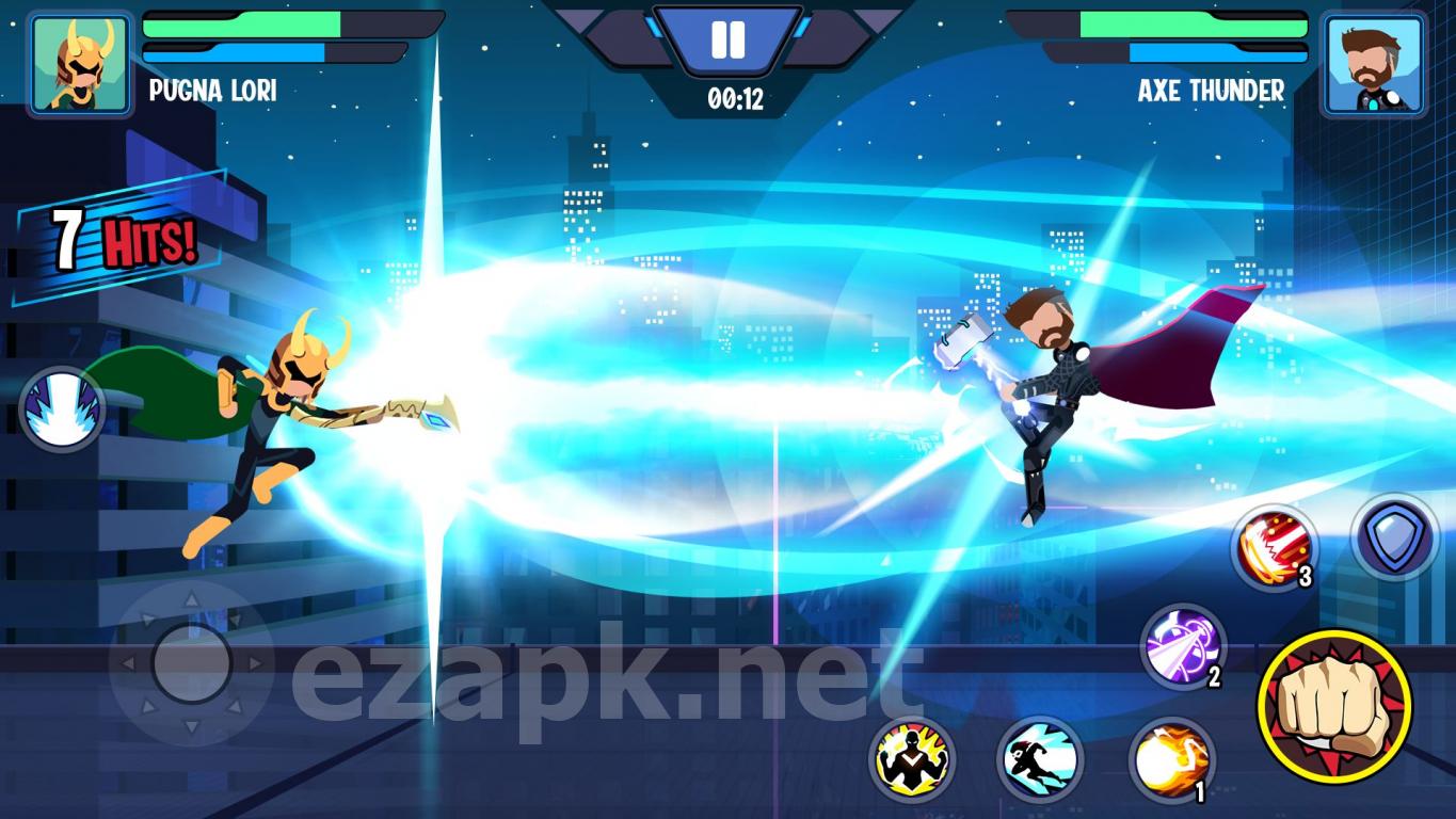 Stickman Superhero - Super Stick Heroes Fight
