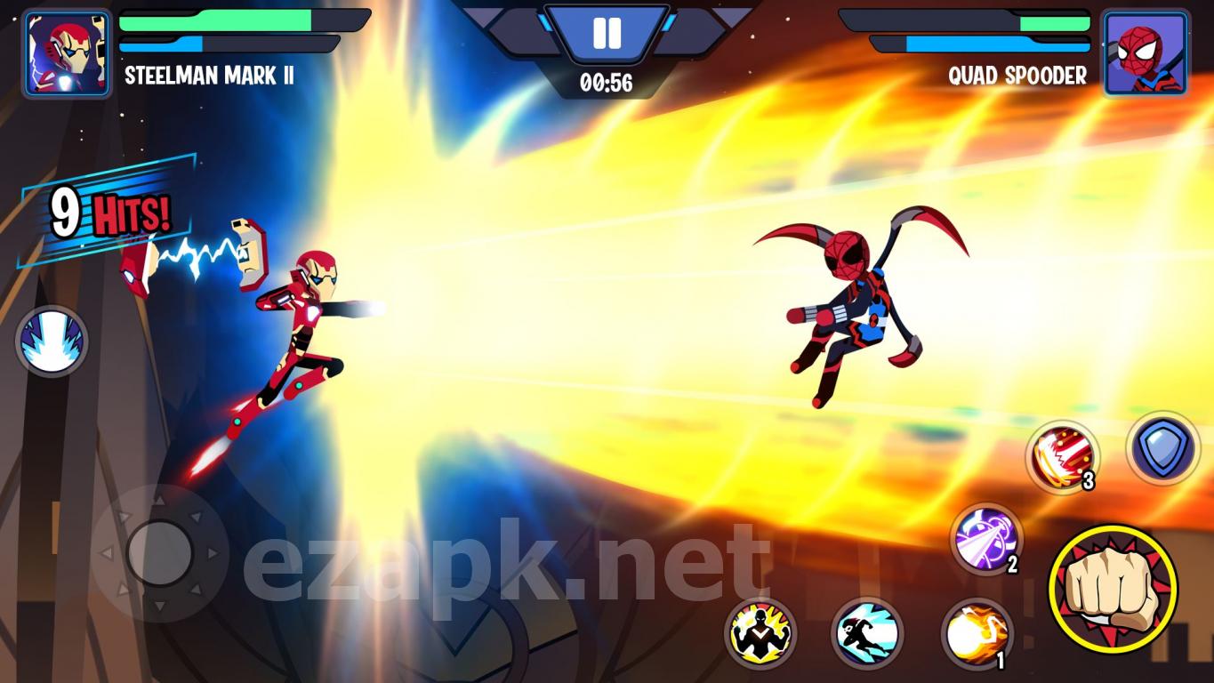 Stickman Superhero - Super Stick Heroes Fight