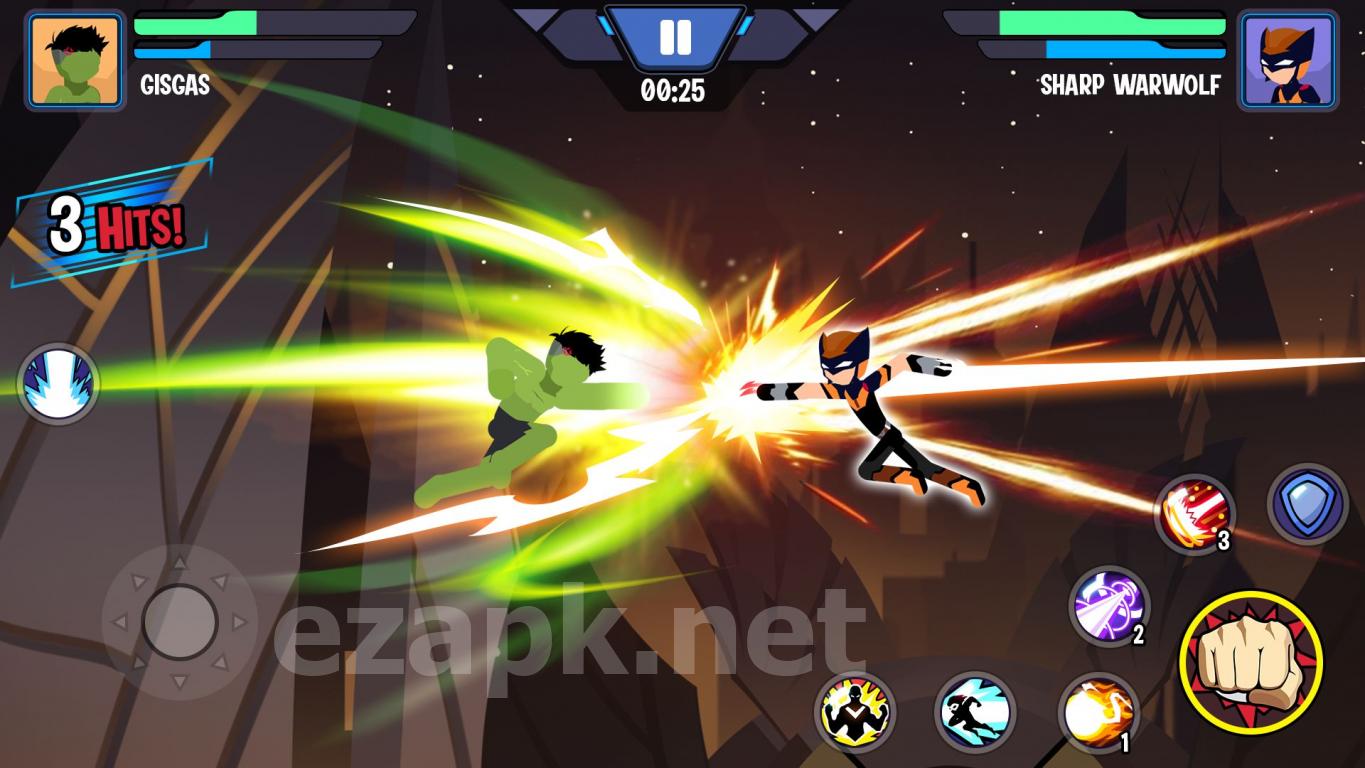 Stickman Superhero - Super Stick Heroes Fight