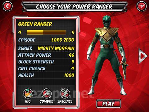 Power rangers legends