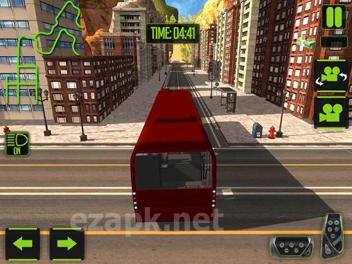 Off-road tourist bus driver
