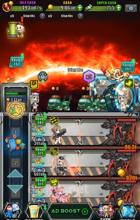 Idle Space Farmer - Waifu Manager Simulator