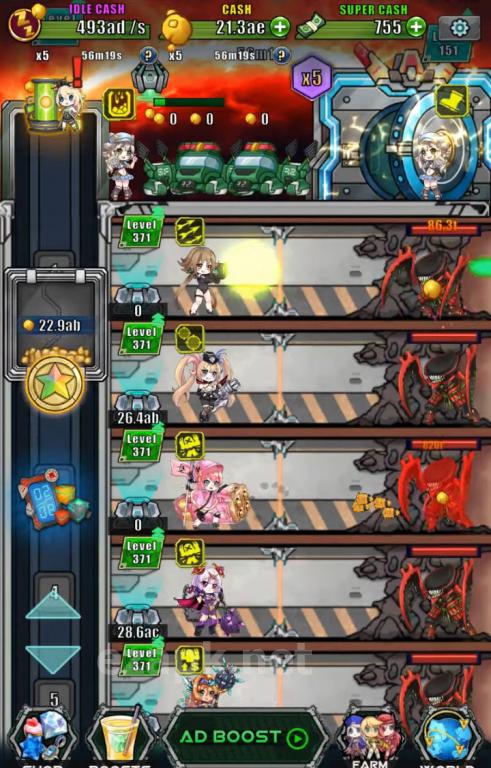 Idle Space Farmer - Waifu Manager Simulator