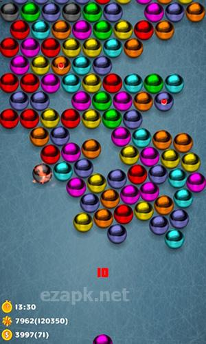 Magnetic balls bubble shoot: Puzzle game