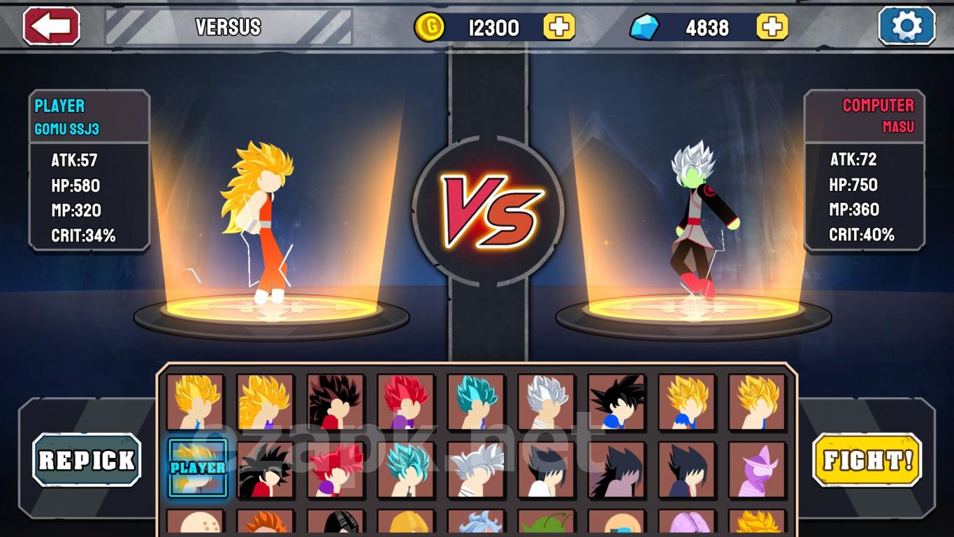 Stickman Warriors - Super Dragon Shadow Fight