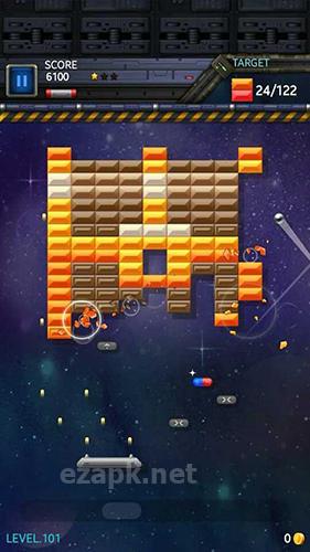 Brick breaker star: Space king