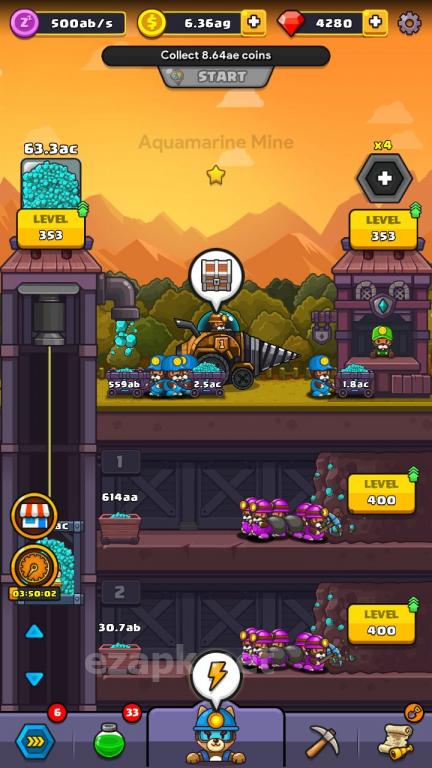 Popo's Mine - Idle Tycoon Game