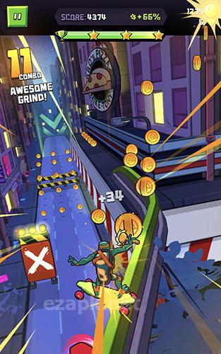 Rise of the TMNT: Ninja run
