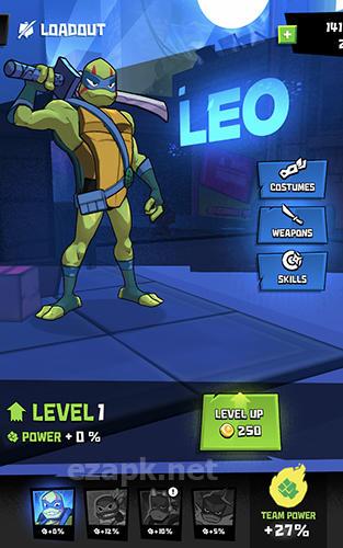 Rise of the TMNT: Ninja run