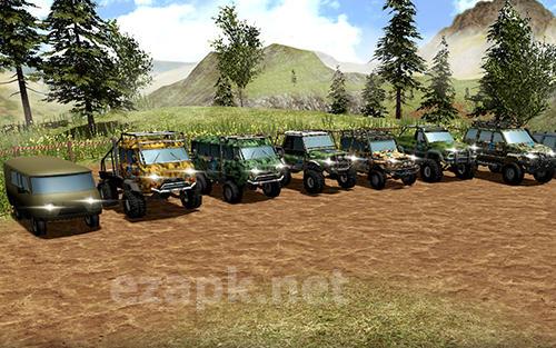 UAZ 4x4 offroad rally