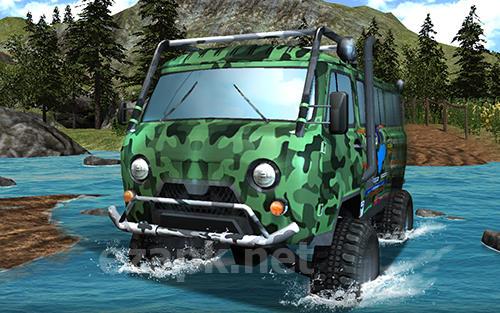 UAZ 4x4 offroad rally