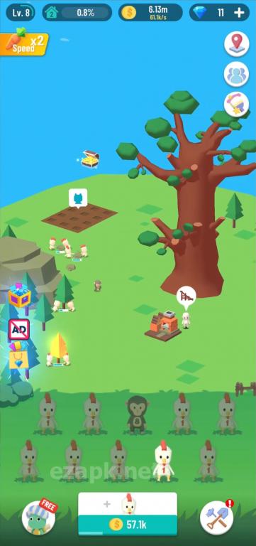 Idle Island: Build and Survive