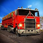 Offroad 18 wheeler truck driving