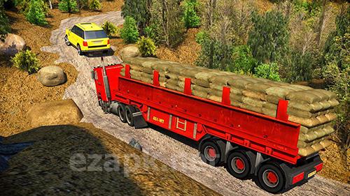 Offroad 18 wheeler truck driving