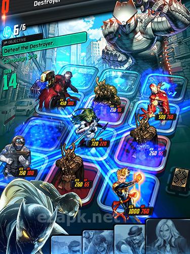 Marvel battle lines
