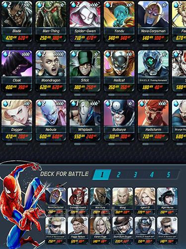 Marvel battle lines