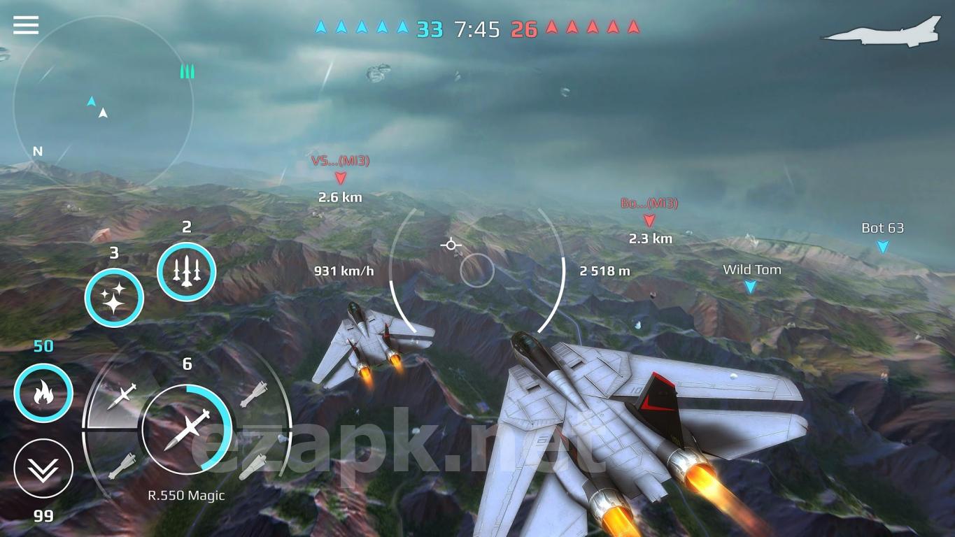 Sky Combat: war planes online simulator PVP