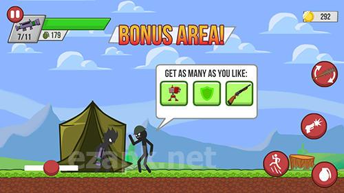 Stickman zombie shooter: Epic stickman games