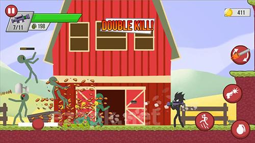 Stickman zombie shooter: Epic stickman games