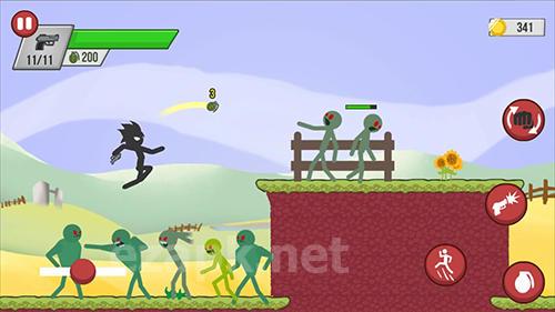 Stickman zombie shooter: Epic stickman games