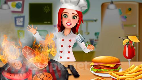 High school happy restaurant: Cooking games