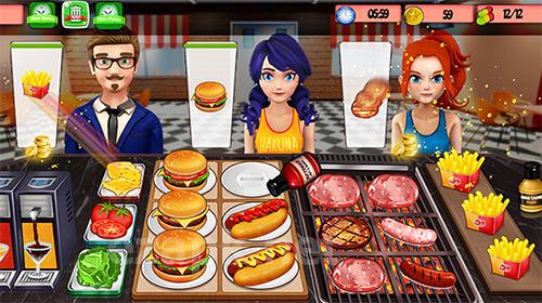 High school happy restaurant: Cooking games