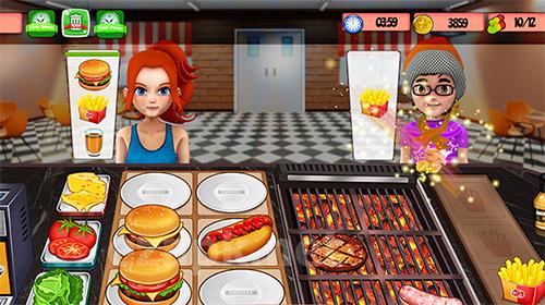High school happy restaurant: Cooking games