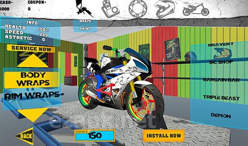 Stunt bike freestyle