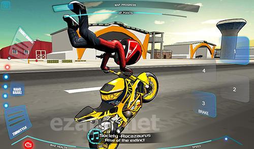 Stunt bike freestyle