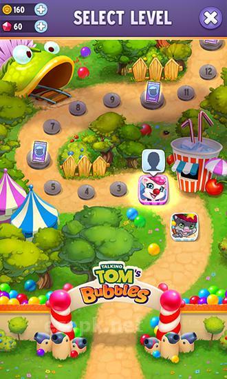 Talking Tom's bubbles