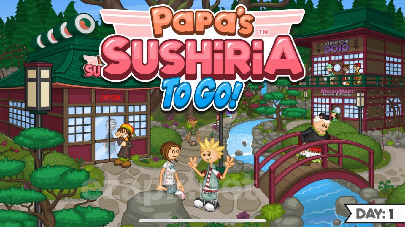 Papa's Sushiria To Go!