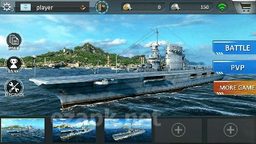 Warship sea battle