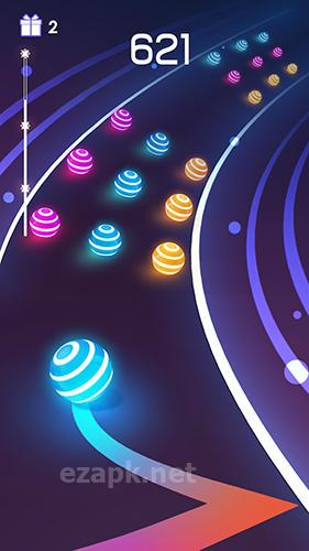 Dancing road: Color ball run!