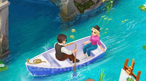 Family hotel: Romantic story decoration match 3