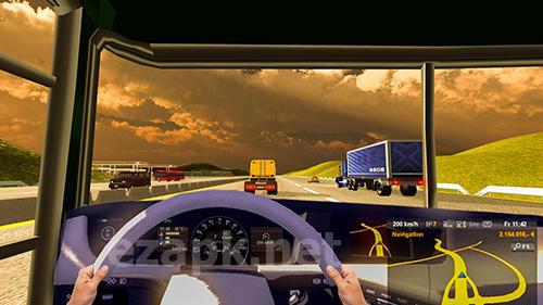 Coach bus simulator driving 2