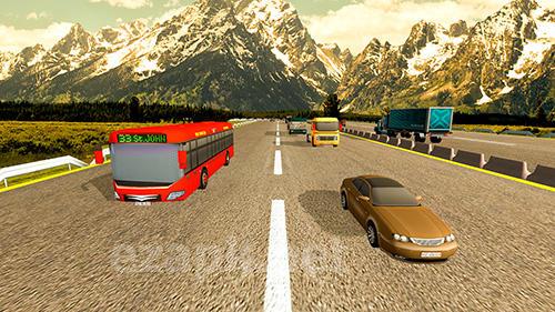 Coach bus simulator driving 2