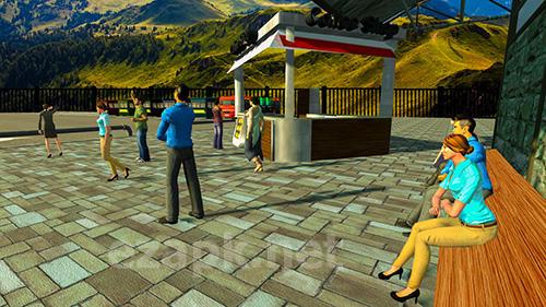 Coach bus simulator driving 2