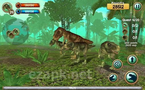 Tyrannosaurus rex sim 3D