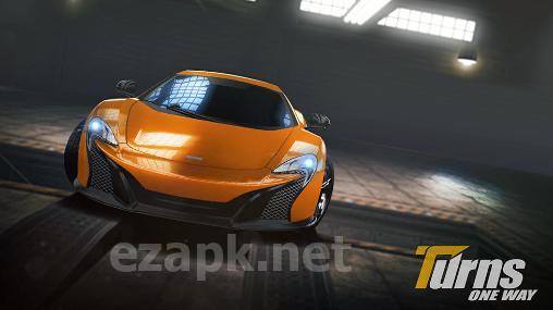 Turns one way: Racing