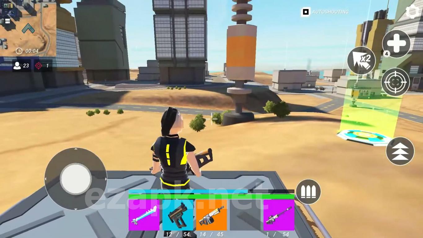 Cyber Fortress: Cyberpunk Battle Royale Frag Squad